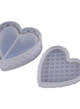 Heart-shaped Cut Section Mold DIY Crystal Epoxy Storage Box