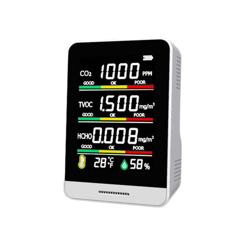 5 in 1 Multifunctional Air Monitor CO2 Meter Digital Detecto