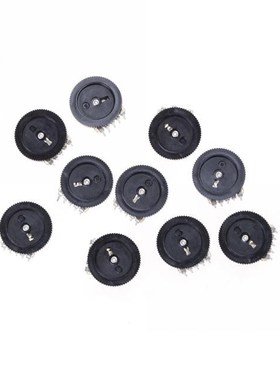 B103 16X2mm 10K Ohm Double Dial Taper Volume Wheel Duplex Po