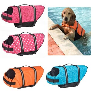 Dog Life Vest Summer Printed Pet Life Jacket Dog Safety Clot