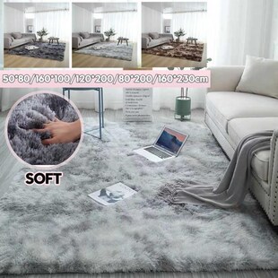 160cmx230cm Living Room Bedroom Rug Anti-skid Ultra Soft Plu