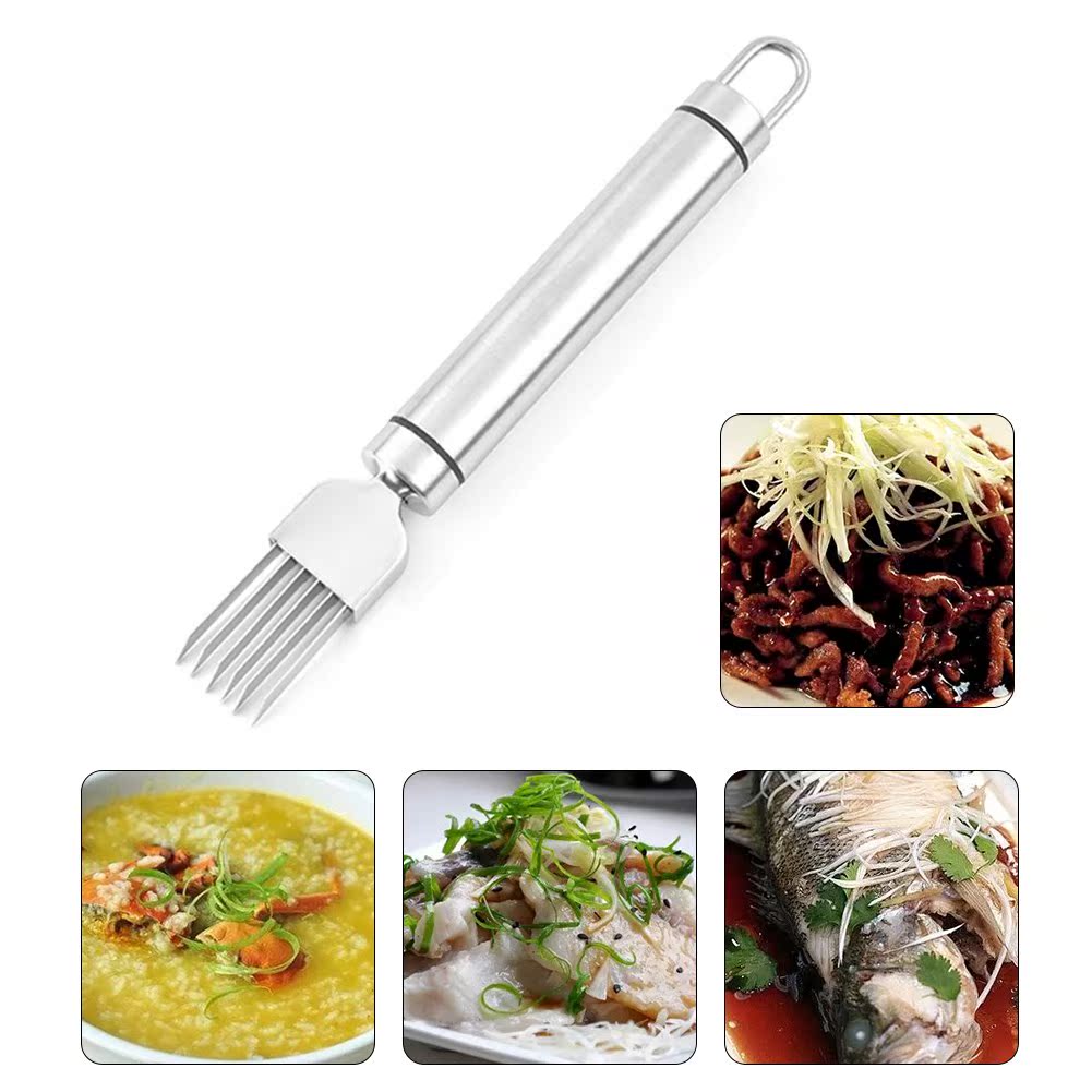 Stainless Steel Onion Cutter Multifunctional Onion Garlic Ve