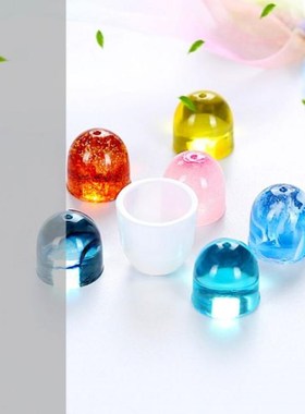DIY Silicone Mold Pendant Cap Holder Epoxy Resin Jewelry Mak