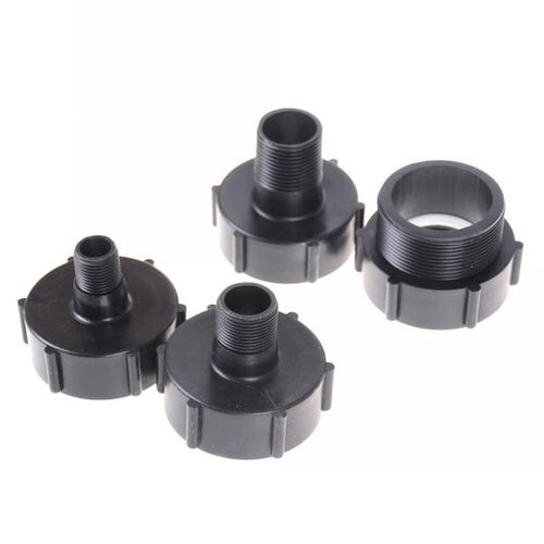 4styles Gallon IBC Tote Tank Drain Adapter Coarse Thread Gar