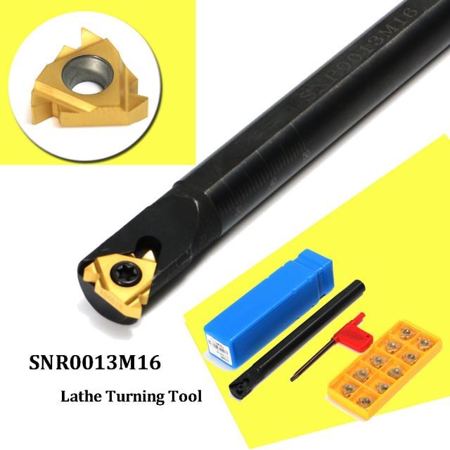 1 Set SNR0013M16 CNC Tool Holder Boring Bar + 10pcs 16IR AG6