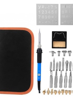 39Pcs Electric Soldering Iron Set Manual Adjustable Temperat