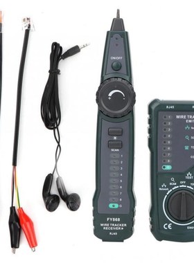 FY868 Telephone Network Cable Tester RJ45 RJ11 BNC Lan Wire