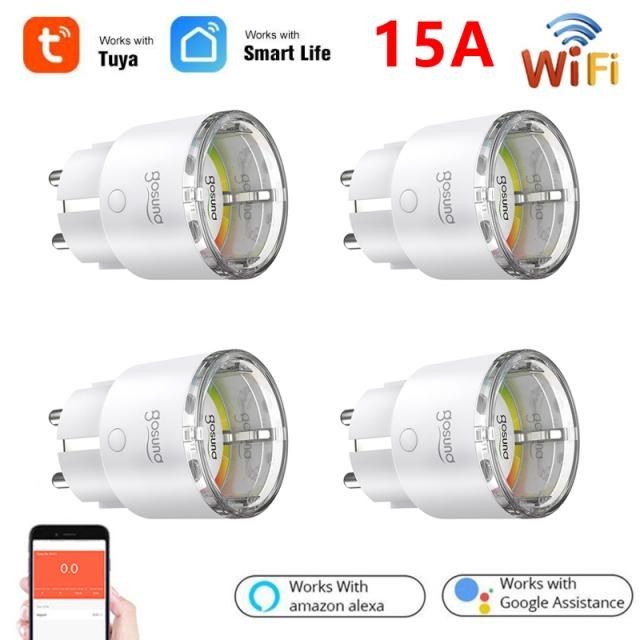 Gosund WiFi MINI Smart Plug Socket Power Monitor Tuya Remote