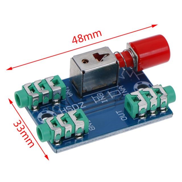 1pcs Audio Switching Board 3.5mm Audio Input A / B Group Inp