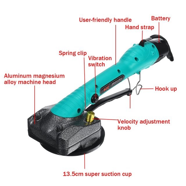 Tile Vibrator Suction Cup Tiling Tiles Machine Floor Laying