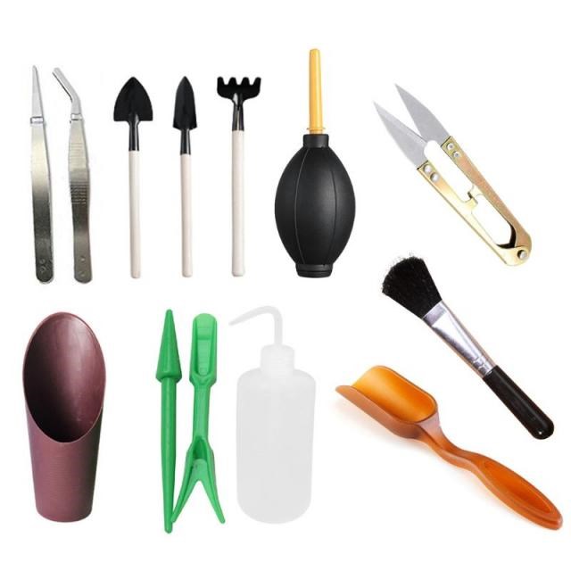 13pcs/set Mini Garden Hand Tools Planting Outdoor Bonsai Too