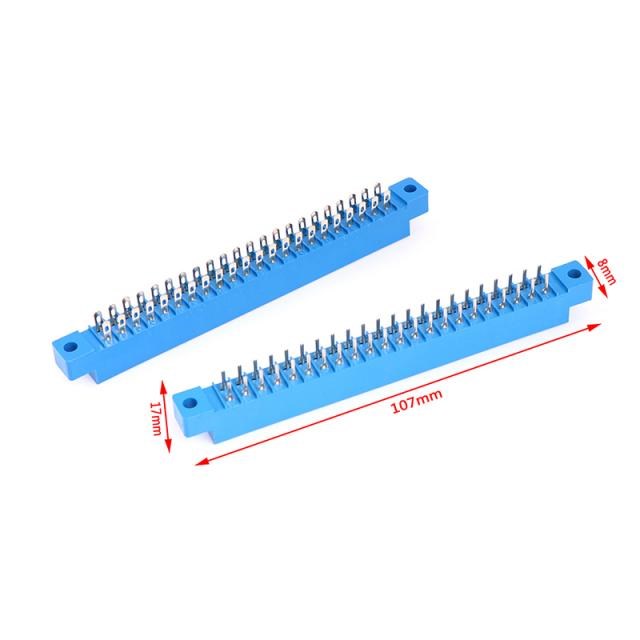 1pc PCB Card Edge Connector Dual 2 X 22 PIN 44 Pin 3.96mm Go