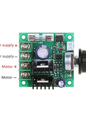 DC 9V-50V 10A PWM DC Motor Speed Controller with Knob Adjust
