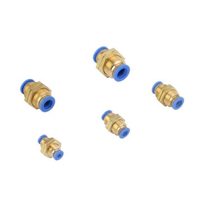 4/6/8/10/12mm Sliplock Straight Bulkhead Connector Irrigatio