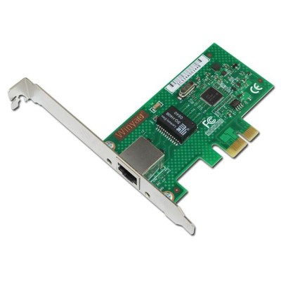 Gigabit Ethernet Adapter PCIe X1 NIC Card 1000Mbps Chipset W