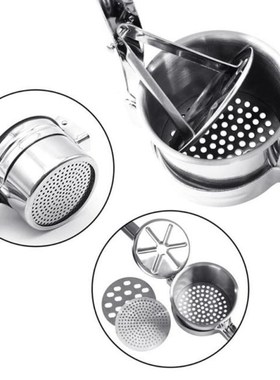 Stainless Steel Potato Masher Ricer Manual Juicer Squeezer P
