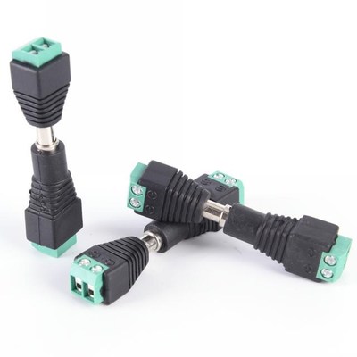 5pcs Female +5 Pcs Male DC Connector 2.1*5.5mm Power Jack Ad