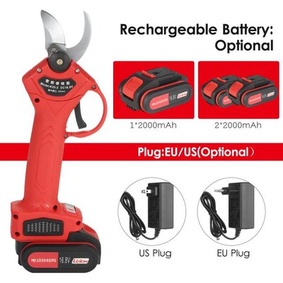 16.8V Cordless Pruner Pruning Shear Garden Tool Branch Pruni