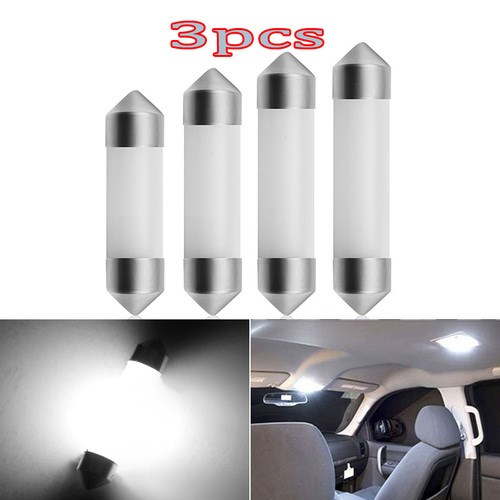 3pcs C5W COB Car Led Bulbs 41mm 39mm 36mm 31mm Car Interior