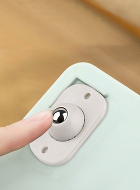 4pcs Storage Box Pulley Self-adhesive Wheels Swivel Casters