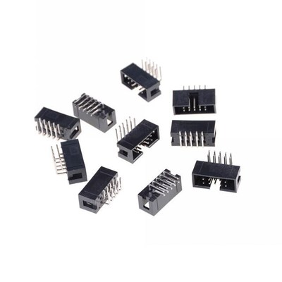 High Quality 10pcs DC3 10 Pin 2x5Pin Right Angle Double Row