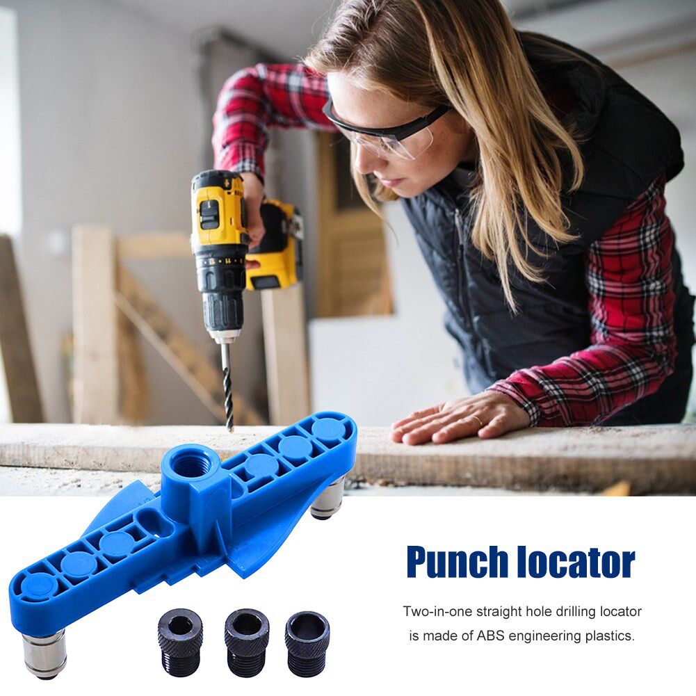 Vertical Pocket Hole Dowelling Jig Kit Woodworking Locator D