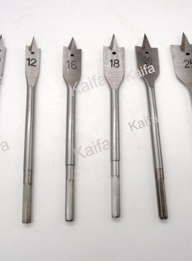6 pcs / lot Wood Flat Drill Sets 10mm 12mm 16mm 18mm 20mm 25