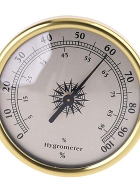 7.2cm Gold Ring Surface Hygrometer Instrumentation Thermomet