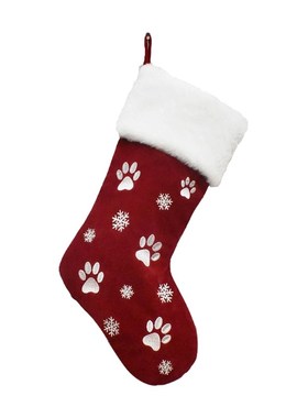 Christmas Stocking 18 Inch Xmas Stockings Embroidery Snowfla
