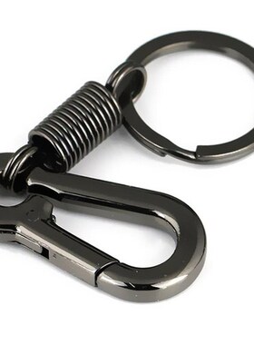 Spring Keychain Climbing Hook Car Keychain Simple Strong Car