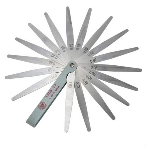 17 in 1 Blade Thickness Gap Metric Filler Feeler Gauge Measu