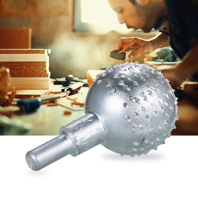 Sphere Rotary Burr 1/4 inch Shank Carbide File Tungsten Stee