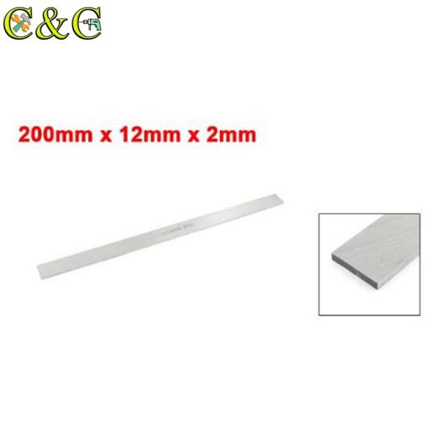 200 x 12 x 2mm HSS Rectangle Lathe Turning Tool Bit Boring B