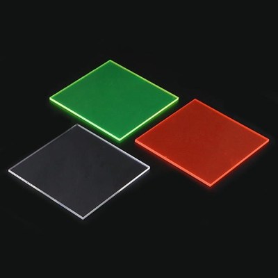 1pc Plexiglass Board Colored Acrylic Sheet 8X8cm Model Makin