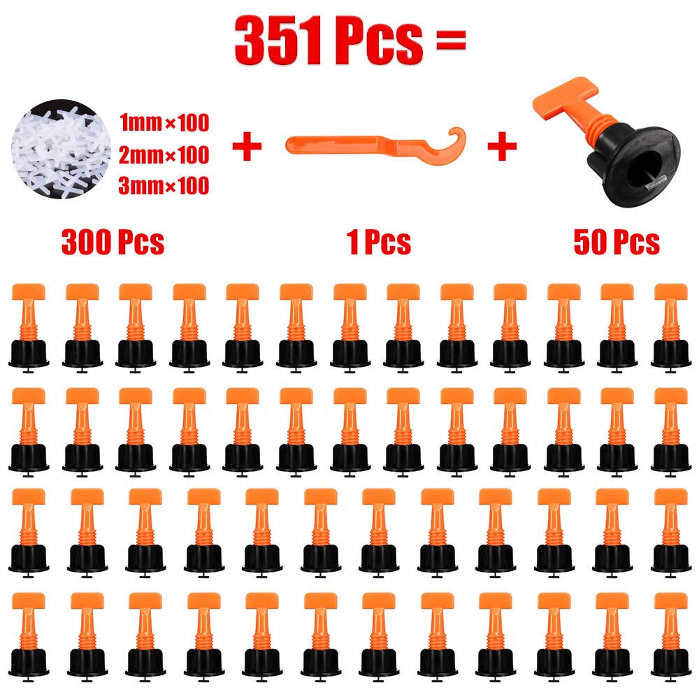 Level Wedges Tile Spacers for Flooring Wall Tile Leveling Sy