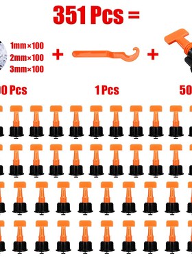 Level Wedges Tile Spacers for Flooring Wall Tile Leveling Sy