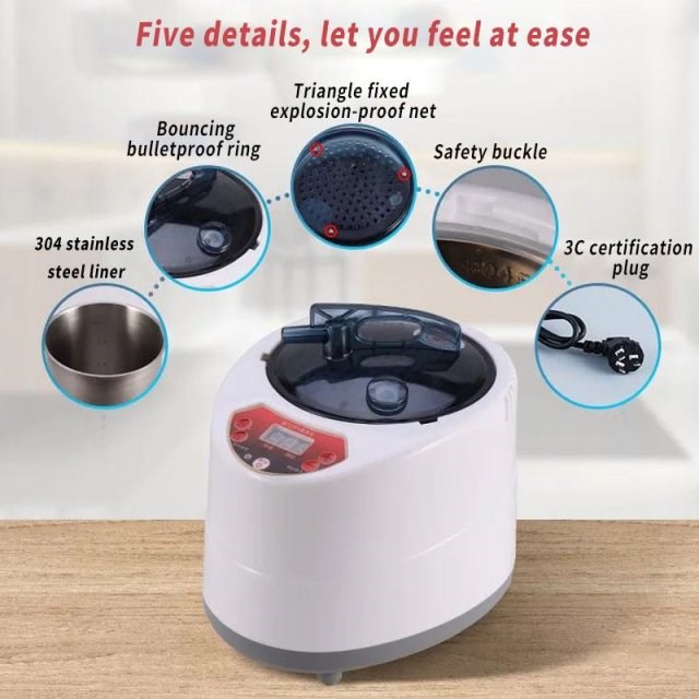 2.0/2.5L Sauna Steamer Pot Generator Steam SPA Pot Fumigatio