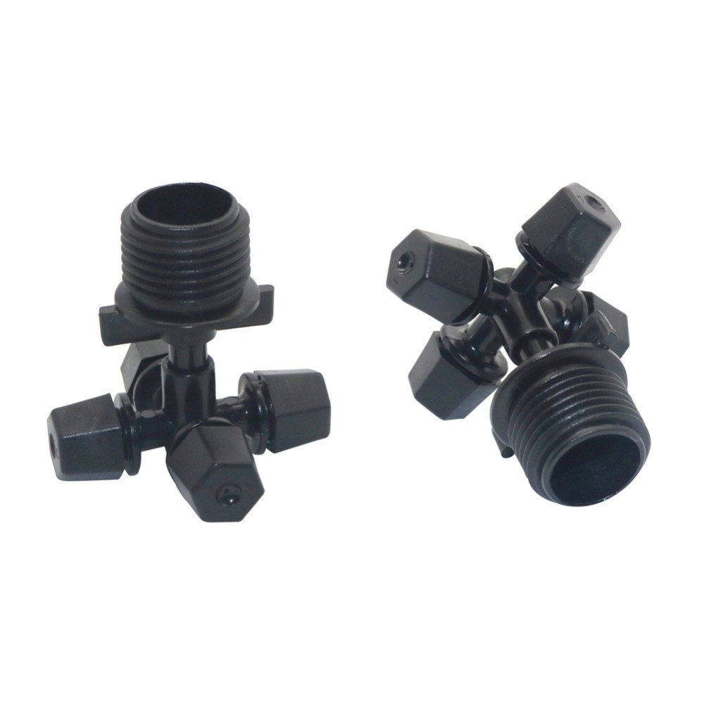 Black Cross Misting Nozzle with 1/2'' male thread Garden Gre
