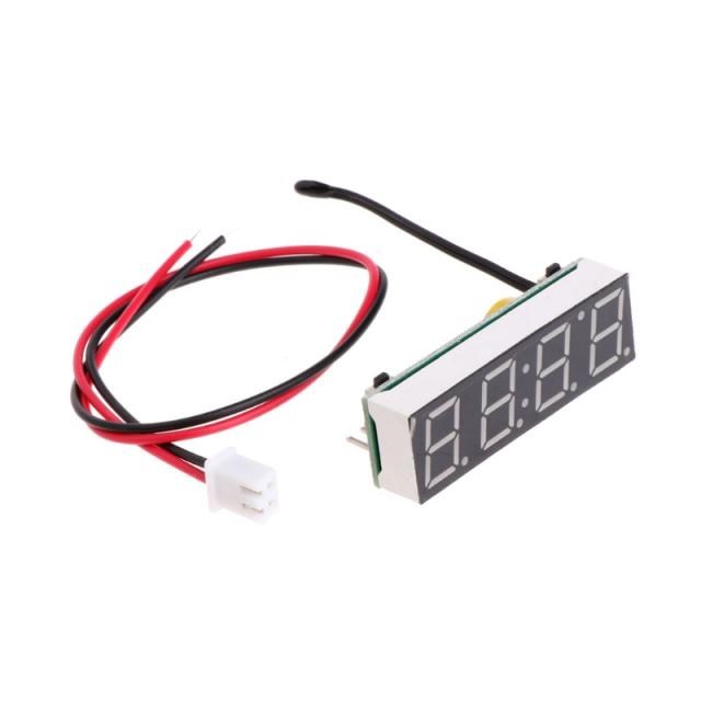 3 IN 12V 5-20V 3 In 1 Digital Led Electronic Clock Time+Temp