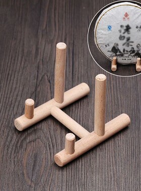 Wooden Tea Tray Cake Holder Stent Table Plate Shelf Photo Fr