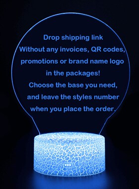 3D illusion Lamp Home&Room Night Lights Touching LED Lampen