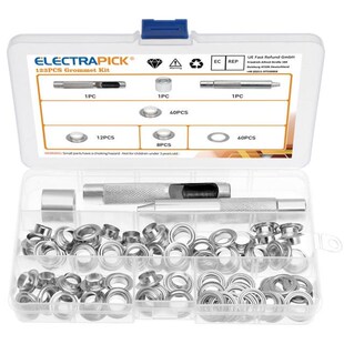Grommet Kit Eyelet 60 Sets Grommets Eyelets Washers 适用于 T