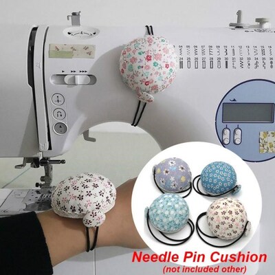 Lovely Wrist Strap Sewing Needle Pin Cushion DIY Craft Tool