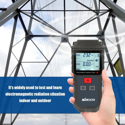 Electromagnetic Radiation Dosimeter Portable Digital LCD Ele