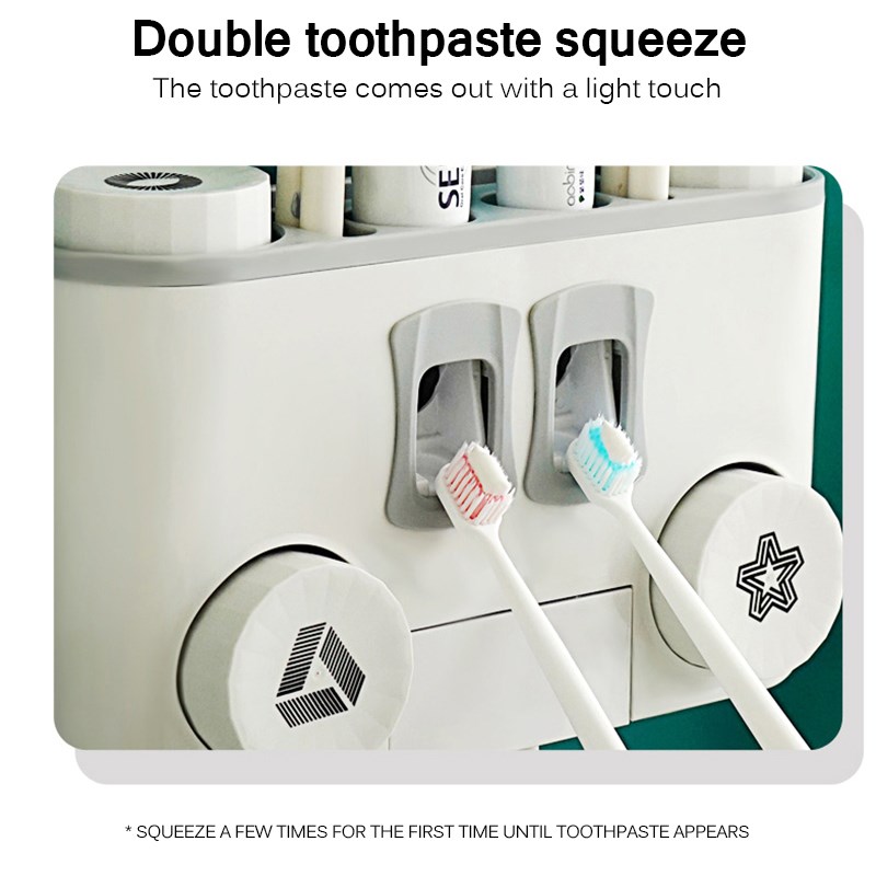 Household Toothbrush Sterilizer Toothbrush Holder Extruder B