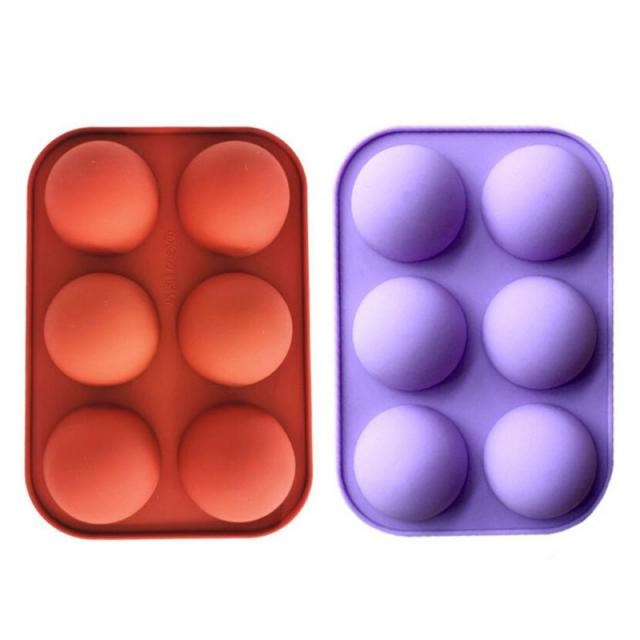 Half Ball Sphere Silicone Cake Mold Muffin Chocolate Forms C