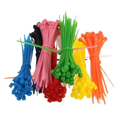 100Pcs 200mm Self Locking Cable Ties Set 8 Inch Nylon Plasti