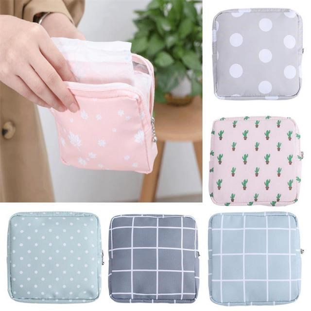 Women Tampon Storage Bag Sanitary Pad Pouch Napkin Cosmetic