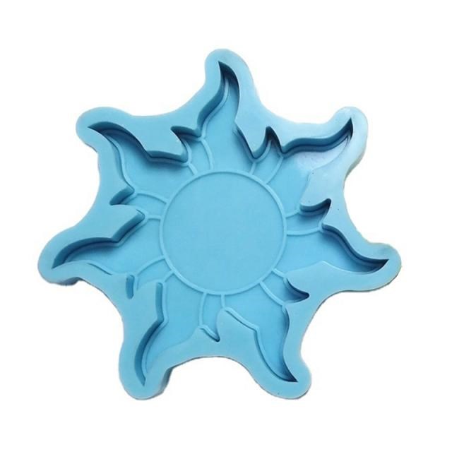 Crystal Epoxy Resin Mold Coaster Casting Silicone Mould DIY