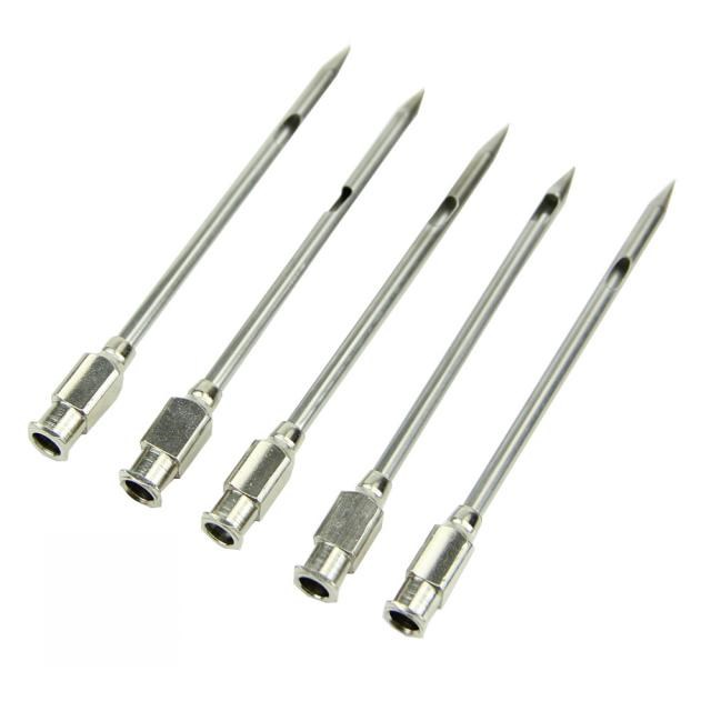 5x Stainless Steel Marinade Injector Needle 适用于 Barbecue